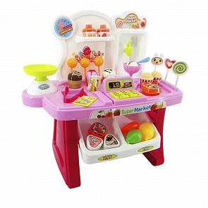 Набор Мини супермаркет - 34 предмета – со световыми и звуковыми эффектами (Junfa Toys, 668-24)